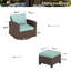Outdoor Wicker Patio Seating Set-243312887
