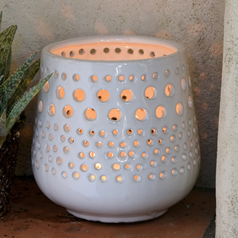 4'' H Ceramic Tabletop Votive Holder