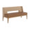 Faux Leather Upholstered Bench