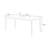 Wickman White + Black Rectangular Sintered Stone + Solid Wood Dining Table-125216976