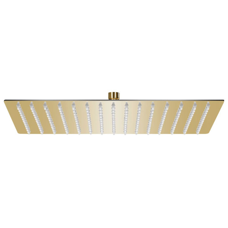 Ransome Rain Fixed Shower Head, Gold