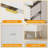 Fluted 5 Drawer Dresser, With Gold Metal Handles-707971291