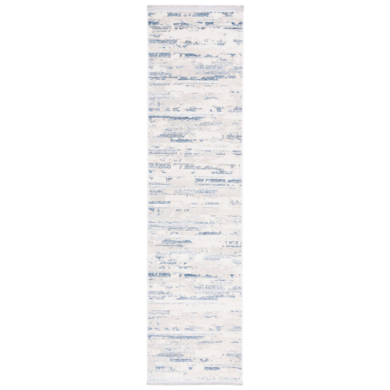 Tapis abstrait Merrymount Whisper Performance, Tapis de couloir 2 pi 2 po x 8 pi