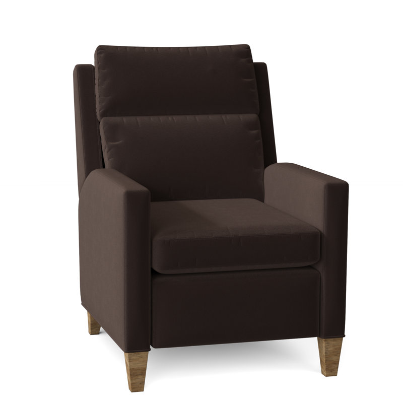 Pinehurst 31" Wide Genuine Leather Standard Recliner, Charcoal, 1181 Pearl, Power