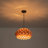 1-light Blooming Handmade Woven Pendant