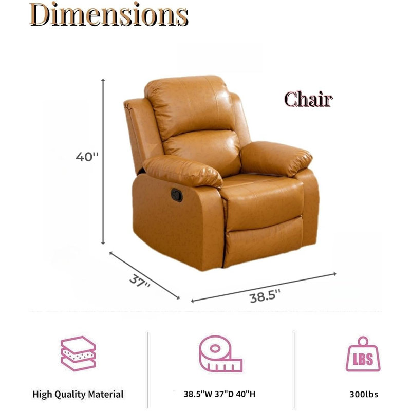 Laclede Faux Leather Recliner