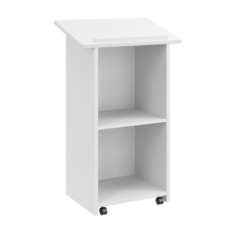 Pupitre de présentation Bush Business Furniture Envision, Blanc