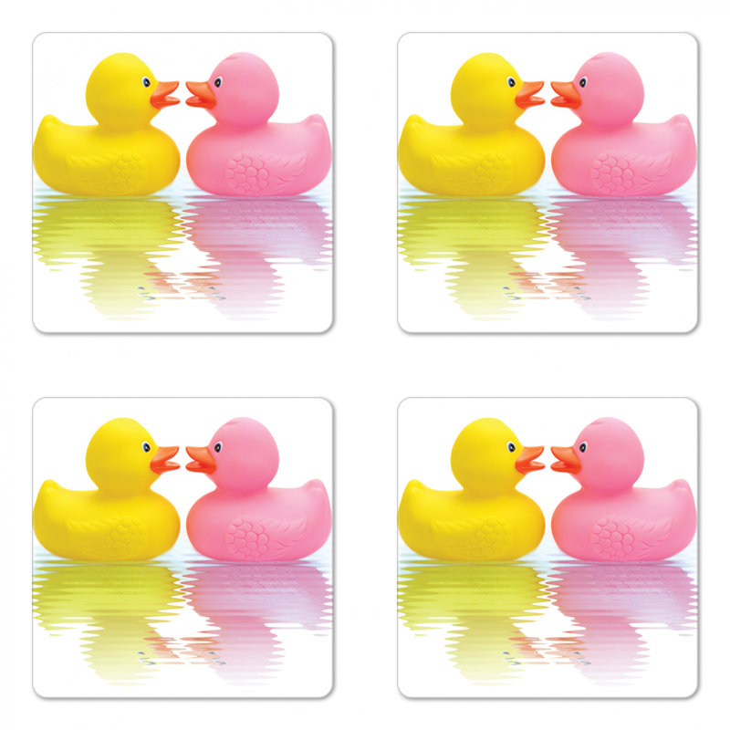 Sous-verre en caoutchouc canard