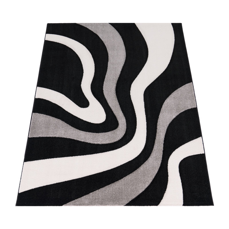 Kynlee Abstract Area Rug, Rectangular 120 x 170cm