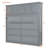 Space-Saving Wall Murphy Bed with Integrated Cabinets