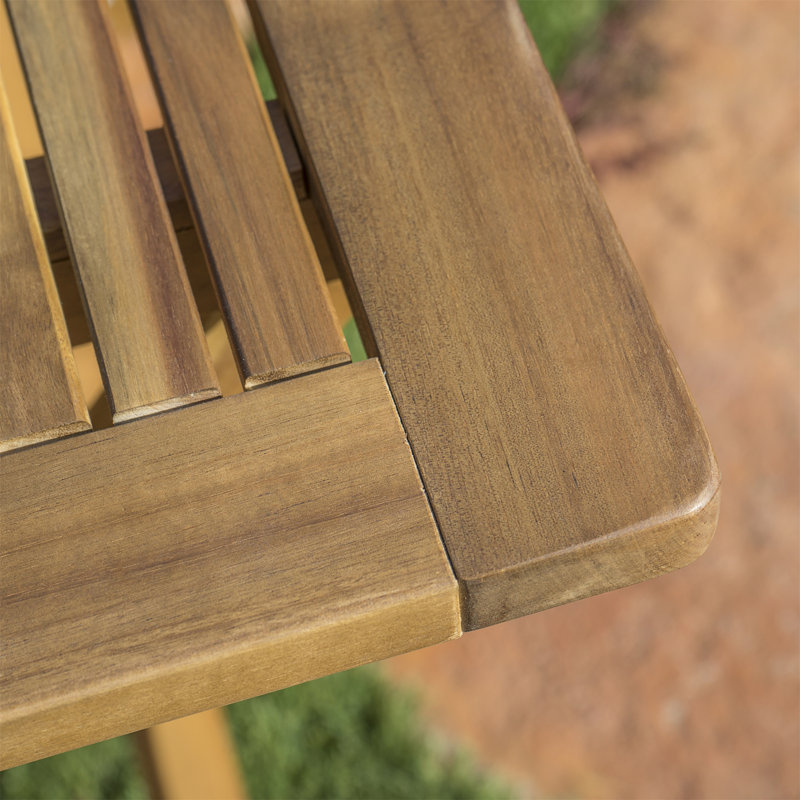 Table pliable 43,5 po Positano (table incluse seulement), Naturel