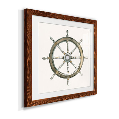 At At Helm I - Reproduction d'art sur toile encadrée
