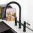 Pull Down Bridge Faucet With Accessories-80800665