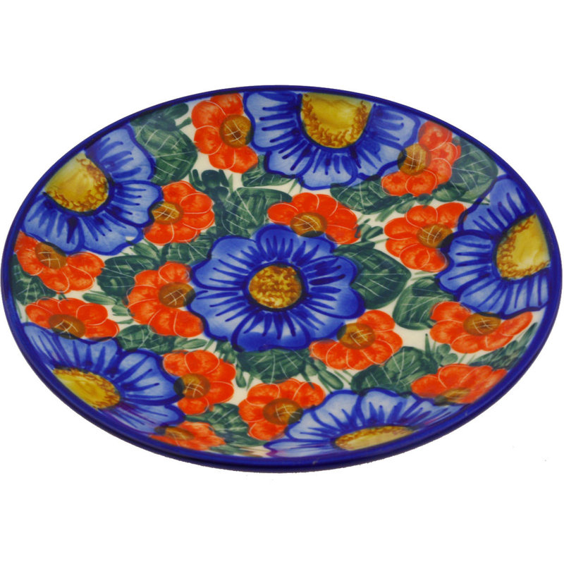 Flowers In Bloom Decorative Plate - Set of 1