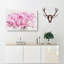 Pink Petals of a Chrysanthemum Watercolour - Wrapped Canvas-56664176