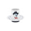 Heterónimos 4 Piece Coffee Mug and Saucer Set