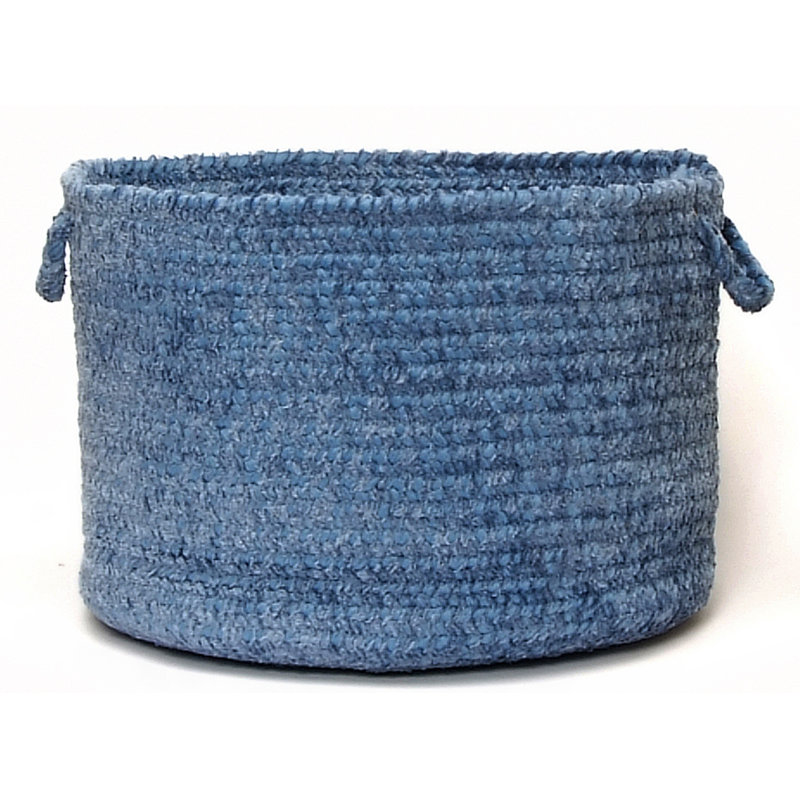 Charlton Home® Mcclanahan Fabric Decorative Basket, Petal Blue