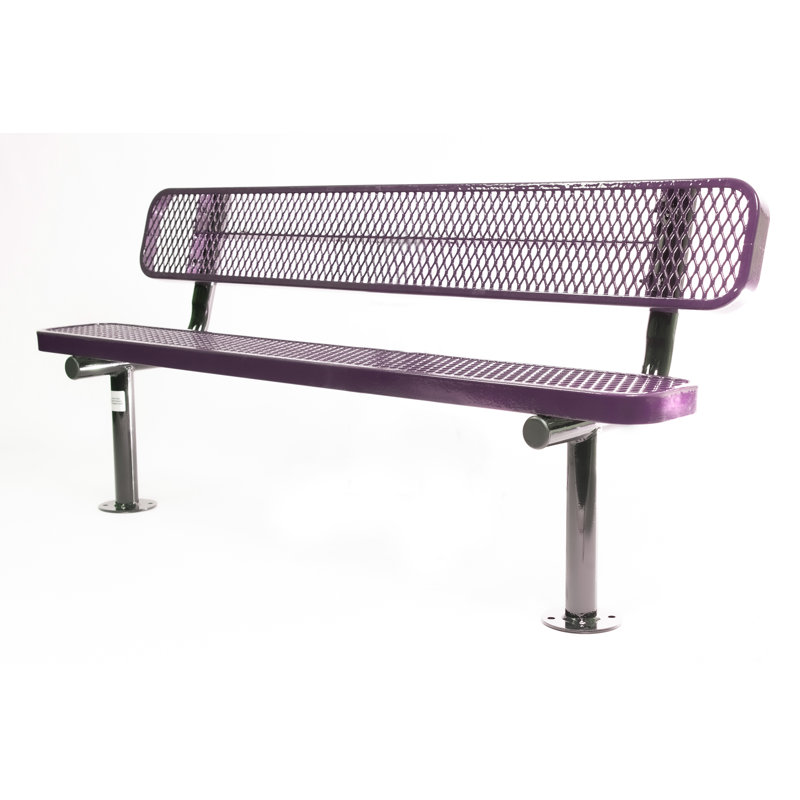 Banc de parc en plastique Myran, Violet