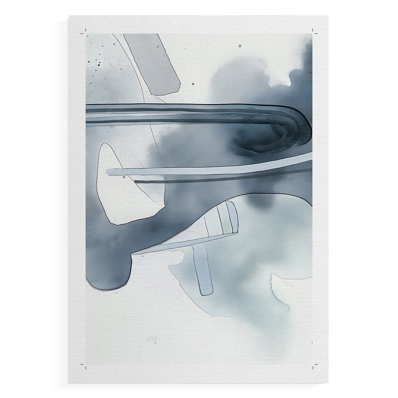 Série ABSTRACT DCCXLI - Impression sur toile seulement - NON CADRE, H 18 po x l 12 po