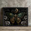 Papillon noir Steampunk noir et art floral mécanique, impressions rétro gothique industrielle fantaisie-1291854370