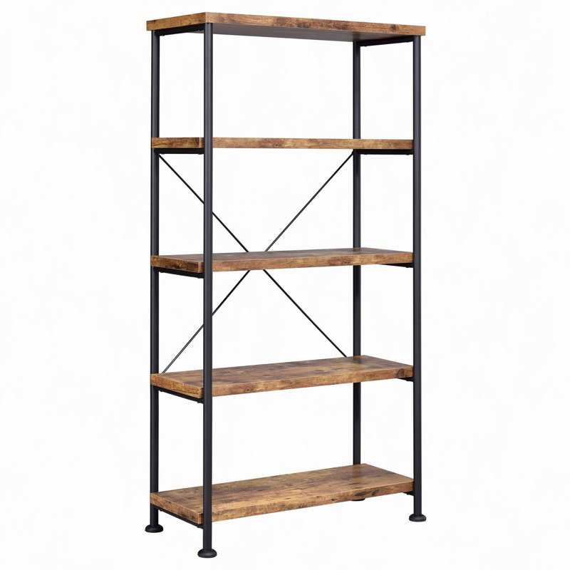 Bibliothèque à 4 tablettes, Brun
