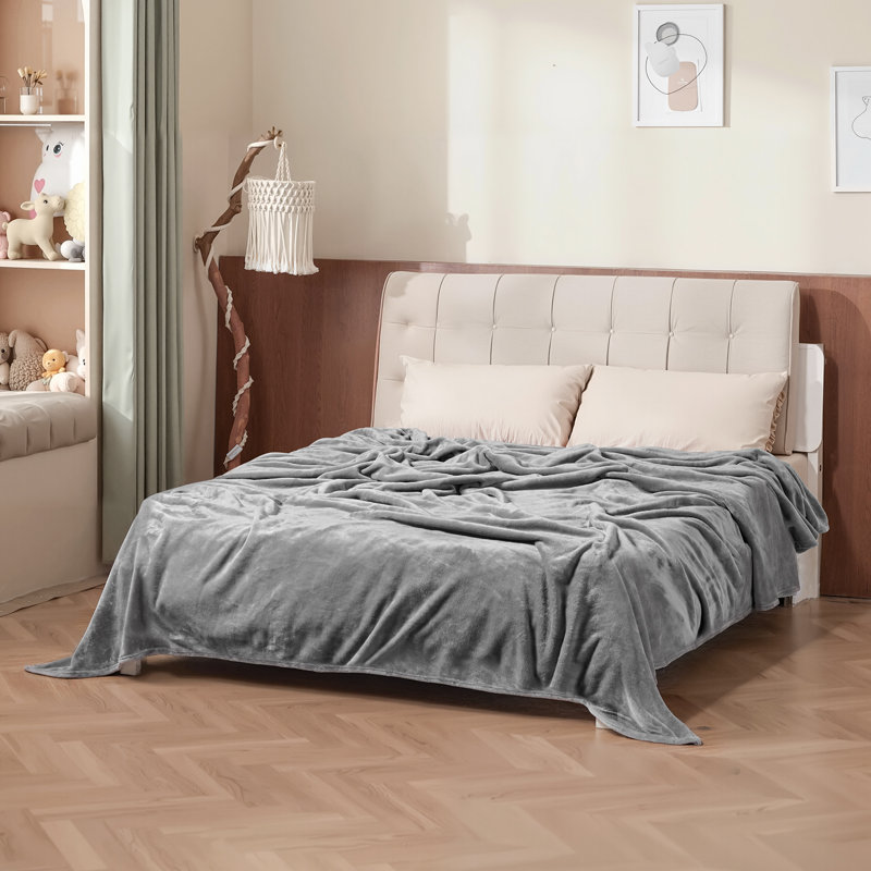 Grand jeté léger pour lit grand 90 x 90 pouces, Très grand lit