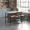 Ensemble d'îlot de cuisine en fer 47,24 "Grondin