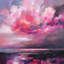 «Dispersing Magenta», reproduction sur toile-21468266-74585836-74585831