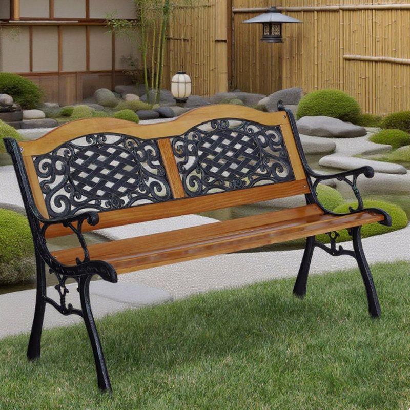 Outdoor Garden Bench, Park Patio Bench