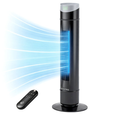 ZAFRO 36 Inch Smart Tower Fan, 120° Oscillating, 12 Speeds 4 Modes, DC 22dB Quiet WiFi Voice Control