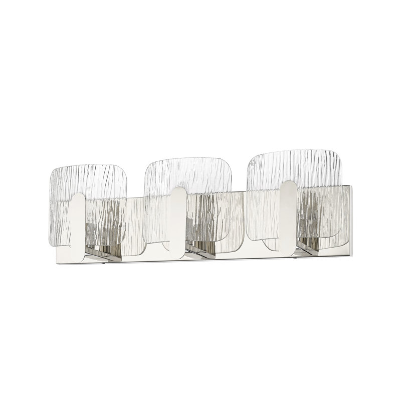 Jeshaun 3 - Light Dimmable Bathroom Vanity Light, Polished Nickel
