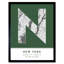New York City Map New York New York United States City Map - Single Picture Frame Typography