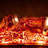White Solid Wood Electric Fireplace