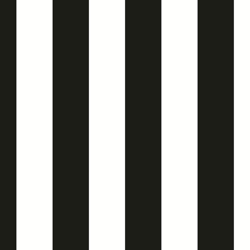 Papier peint à rayures 32,7 pi x 20,5 po Shades, Noir