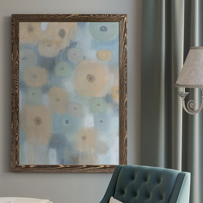 Spinning Wheels I, peinture sur toile encadrée