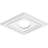 12"W x 8"H x 4 1/4"C x 1"P Diamond Architectural Grade PVC Contemporary Ceiling Medallion-36072888-137837488-137837596