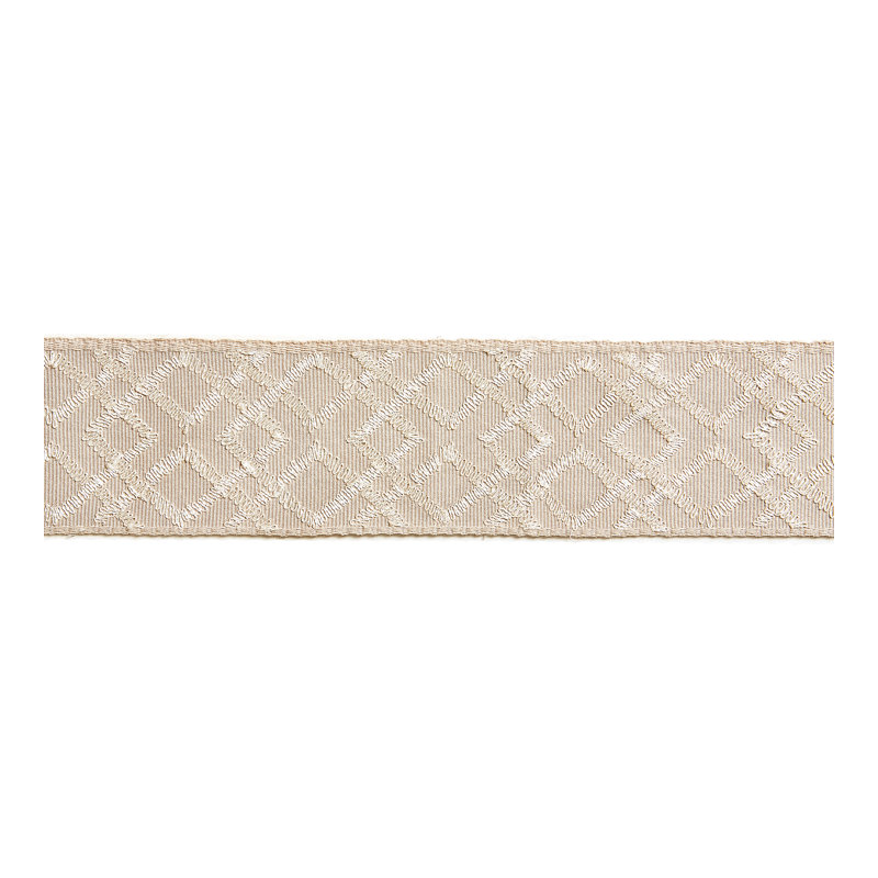 Modern Luxury Lattice Tape Fabric, Linen