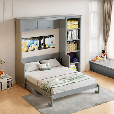 Murphy Bed With Desk And Bookshelves