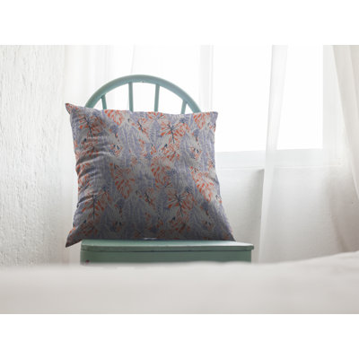 Bernadine Abstract Faux Suede Reversible Throw Pillow