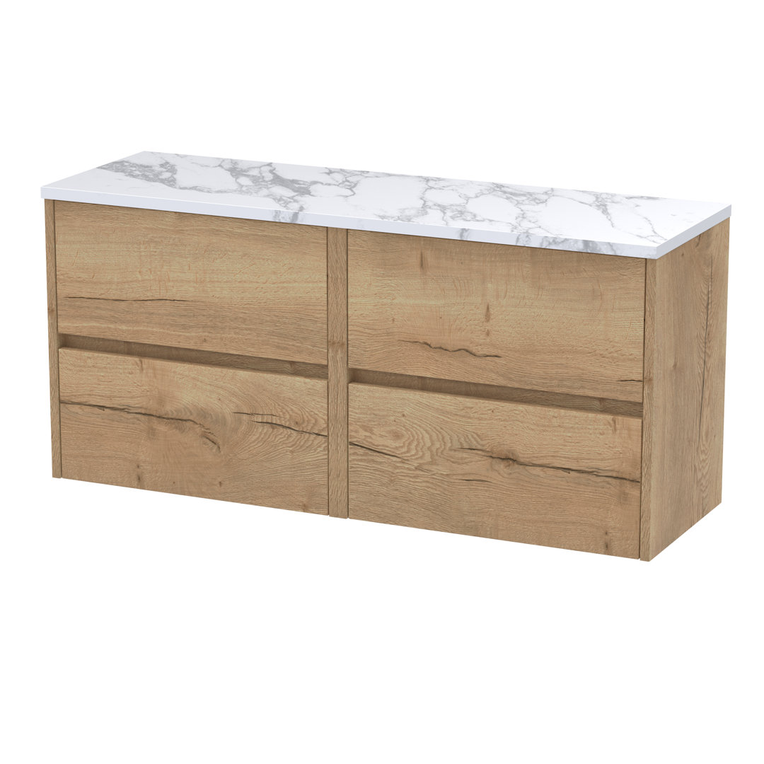 Havana 120.5cm Double Bathroom Vanity Base Only