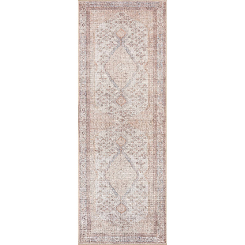 Tapis brun Anali, Rectangle 2 pi 7 po x 4 pi