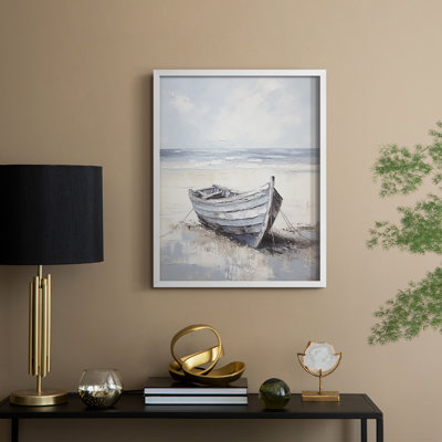 NAUTICAL Series CDXCII - Impression encadrée de qualité supérieure - Prêt à être accroché - Aucun clou requis
