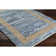 Demie Abstract Handmade Flatweave Recycled P.E.T. Area Rug in Blue/Tan