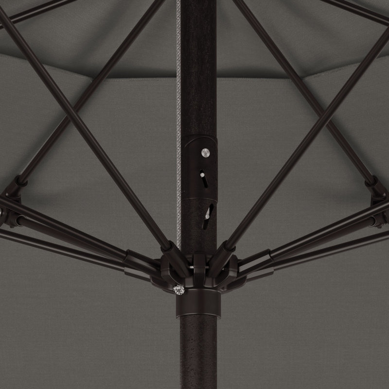 Parasol de marché 9 pi Murrey, Toile gris anthracite Sunbrella®