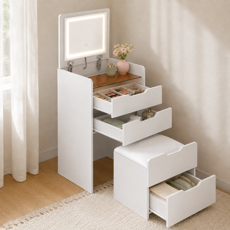 18.9'' Wall Mounted Bathroom Vanity Base Only