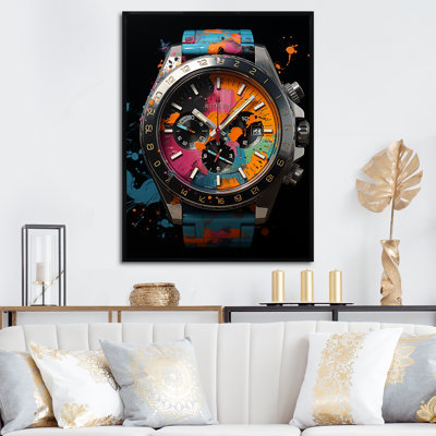 Impression sur toile, montre de luxe en acier Sentinel I