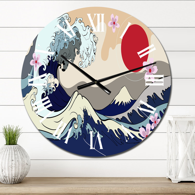 Horloge murale traditionnelle japonaise, Surdimensionné