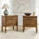 Timar 2 - Drawer Solid Wood Nightstand with Built-In Outlets and USB (Set Of 2)