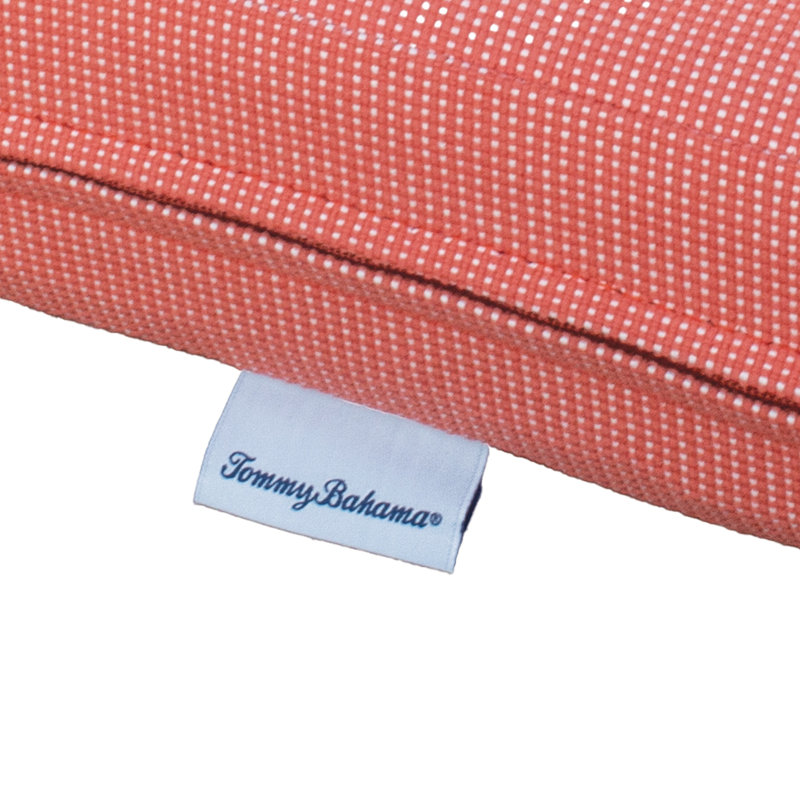 TB Dining Tommy Bahama 2 - Piece Outdoor Seat Cushion, 18"W x 17"L, Bamboo Bay Mango