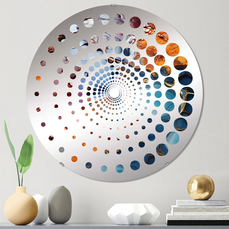 Emary Circle Mirror, 23.6" x 23.6"